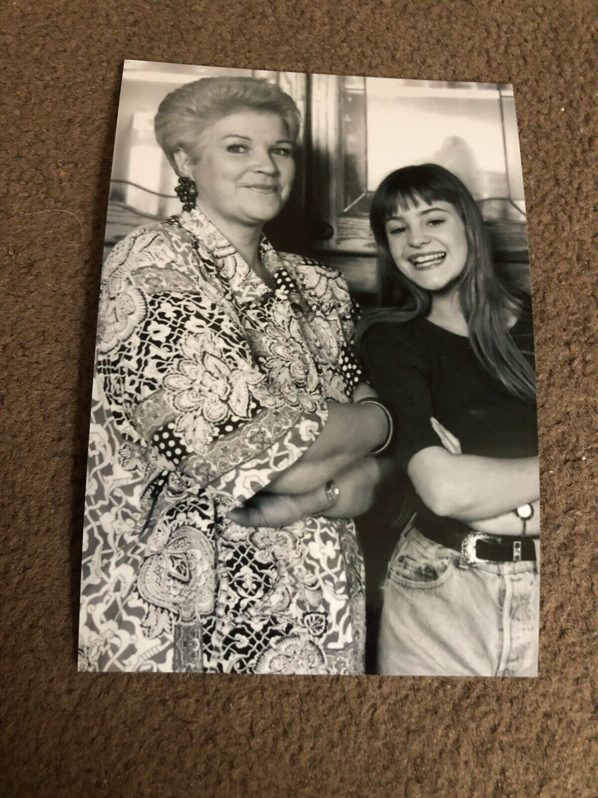 PAM ST CLEMENT & NICOLA STAPLETON (EASTENDERS) UNSIGNED Photo Poster painting- 6x4”