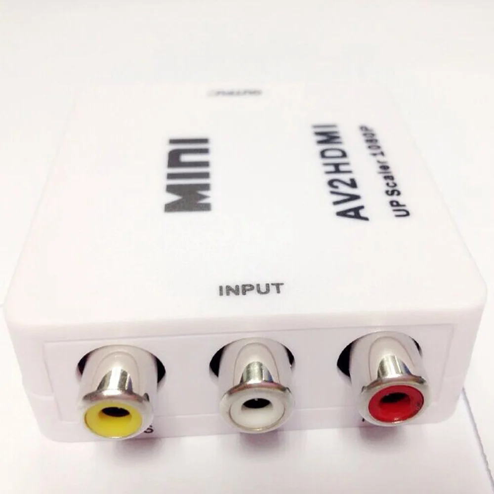 Mini AV To HDMI Video Converter Full HD 1080P AV Conver HDMI Plug And Play