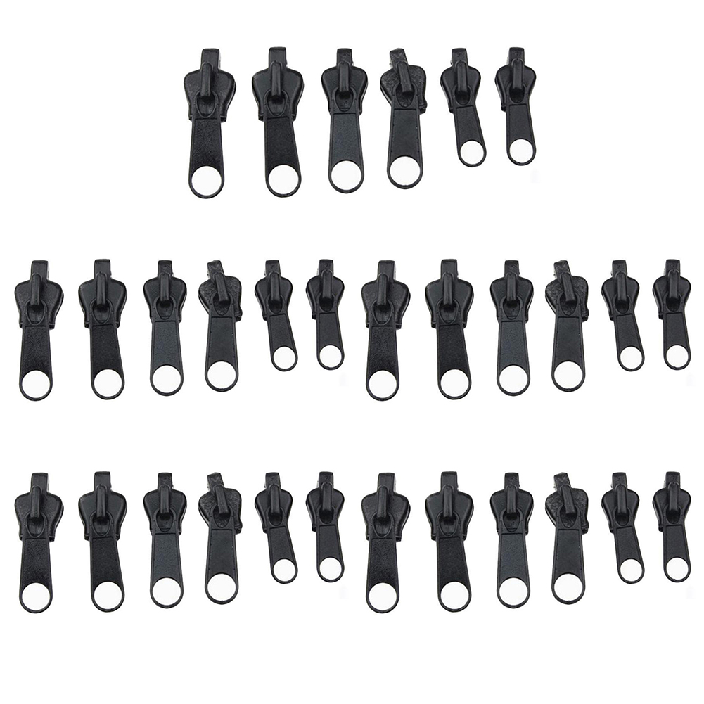 

30x Metal Fixed Zipper Slider Repair Replacement for Clothes Bag Fastenings, 501 Original