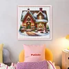 Christmas Cottage-11CT Counted Cross Stitch 50*50cm/19.69*19.69in