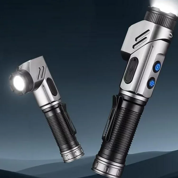 1500 Lumens 90-Degree Flashlight with Magnetic Base