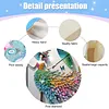 Jupe color&eacute;e pour dame, sac tote DIY &agrave; peinture en diamant pour femmes adultes, kit de peinture en diamants, sac &agrave; main pour le shopping occasionnel, voyage, cadeau &agrave; usage quotidien