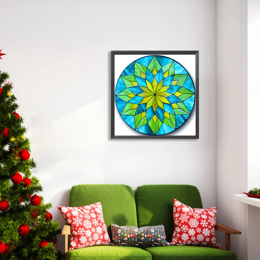 Full Round Diamond Painting 40*40cm - Mandala