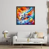 Colorful Musical Note Feather-11CT Stamped Cross Stitch 40*40cm/15.75*15.75in tapestrymarket