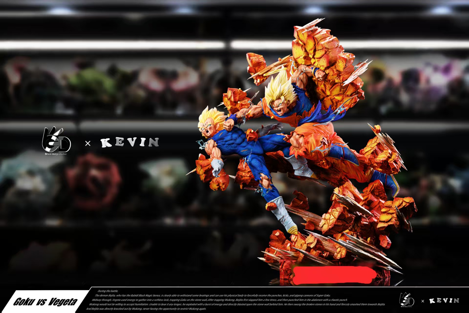 Grand Design Studio - Goku vs Vegeta Dragon Ball 1/4 & 1/6 Statue(GK)-