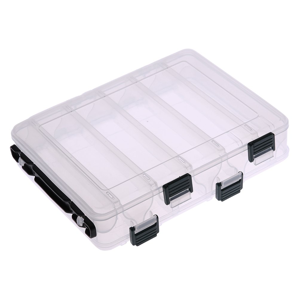

Double Sided Ten Compartment Box Wooden Shrimp Box Fishing Bait Box, 501 Original