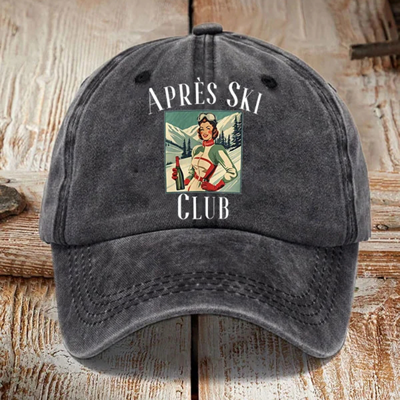 Comstylish Retro Unisex Apres Ski Club Hat