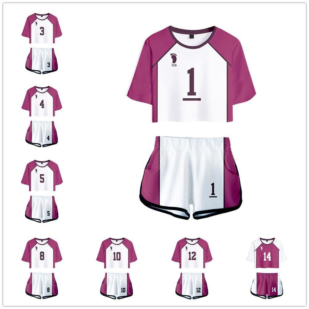 Haikyuu!! Volleyball!! Shiratorizawa Akademie Nummer 1/3/4/5/8/10/12/14 Uniform Cosplay Kostüm