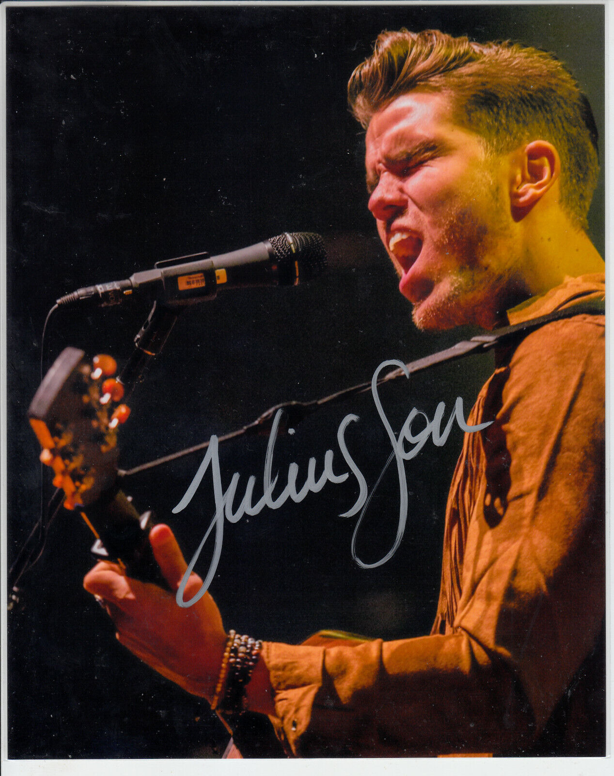 JJ Julius Son Icelandic lead singer group KALEO Signed Autograph 8x10