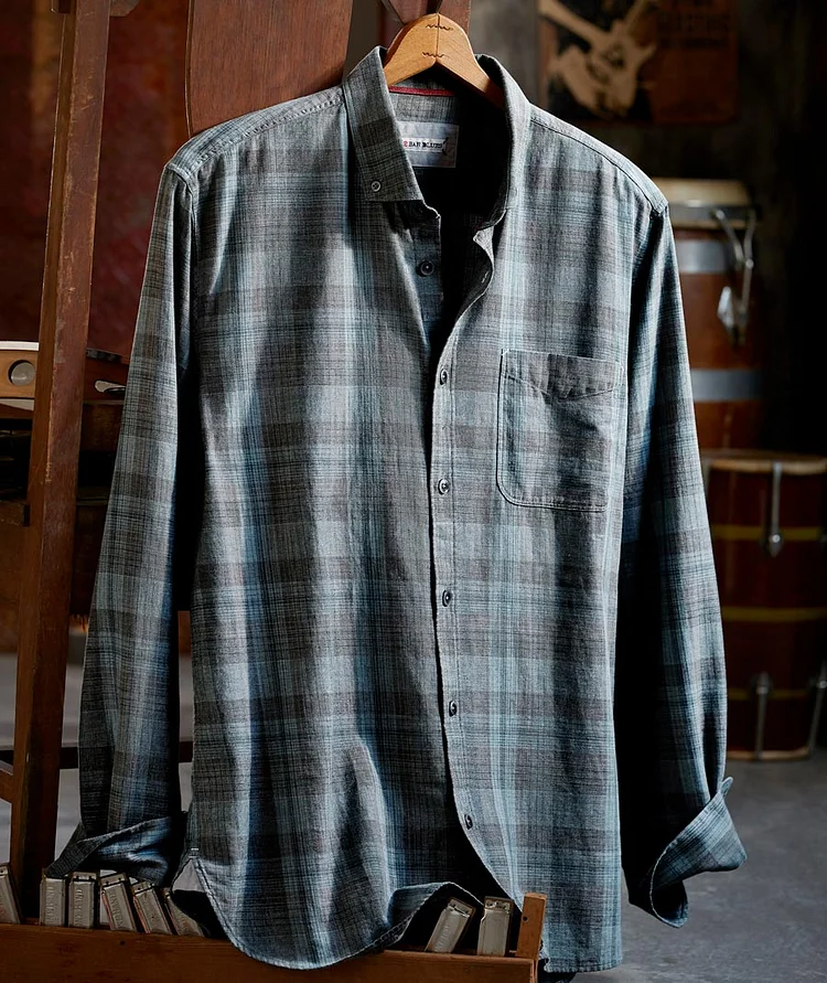 Pre-sale Casual all-match check shirt