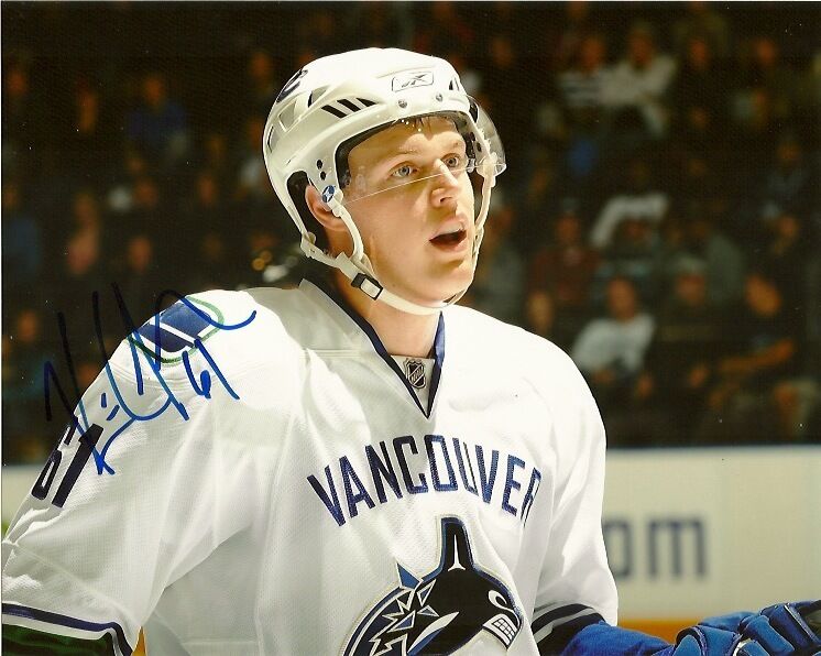 Vancouver Canucks Kevin Connauton Signed Autographed 8x10 Photo Poster painting COA TWO