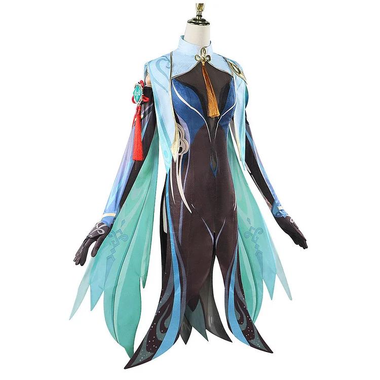 Genshin Impact Xianyun Dress Set Outfits Cosplay Costume Halloween Carnival Suit