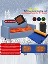 7 Zones Camping Heated Mattress 38 To 65 3 Gear USB Powered for Outdoor Travel
