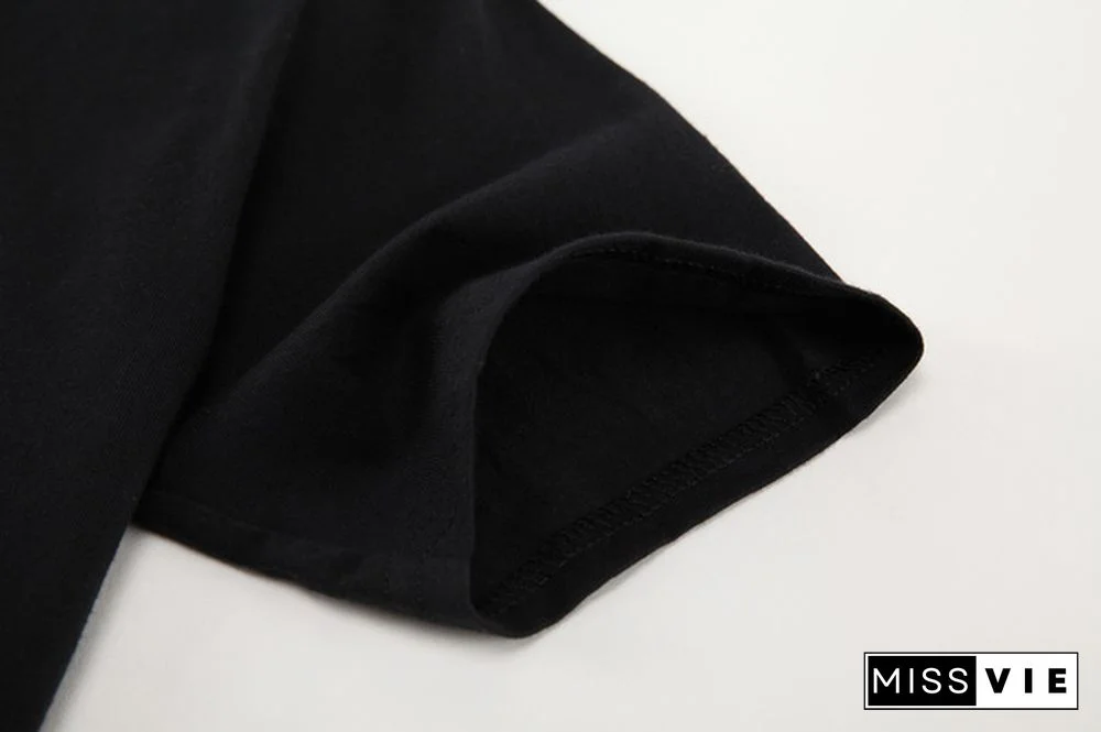 SPGBTees Women's This Girl Loves Her Packers T-shirt Black Color XS-Size