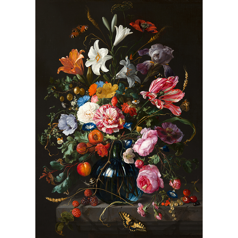 

Flower Vasen - 1000 Pieces Jigsaw Puzzle, 501 Original