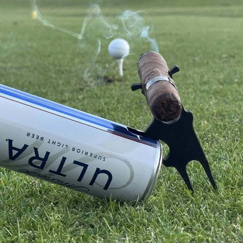 🔥Last Day: 50% Off! 🔥 3-in-1 Golf Cigar Holder Tool
