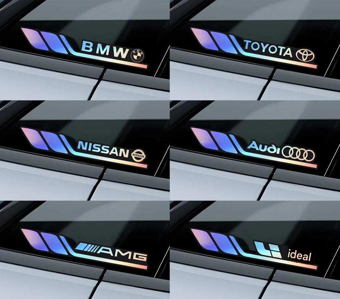 Car laser flash sports modification stickers