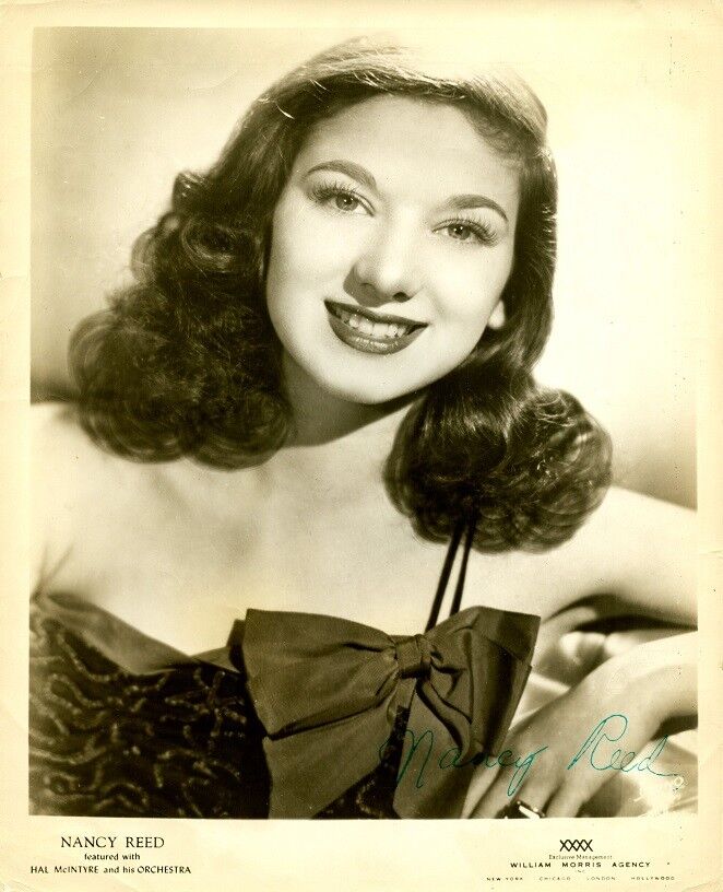 Vintage NANCY REED Signed Photo Poster painting