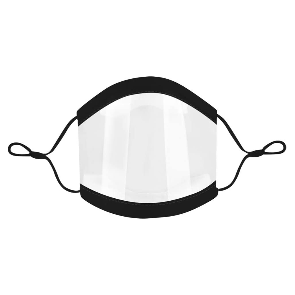 

Transparent Mask Anti Dust Visible Protective Face Shield Cover (1 Black), 501 Original