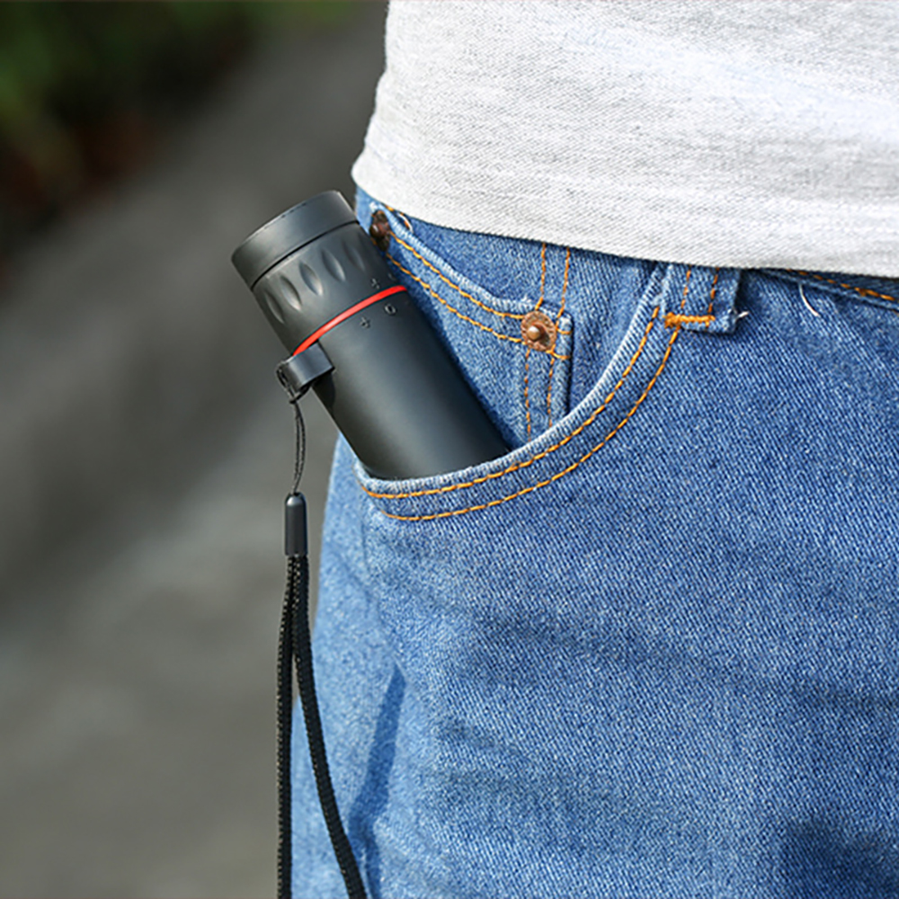 Likron Watches Compact High-Definition Portable Monocular Telescope with Smartphone Adapter - Ideal for Bird Watching