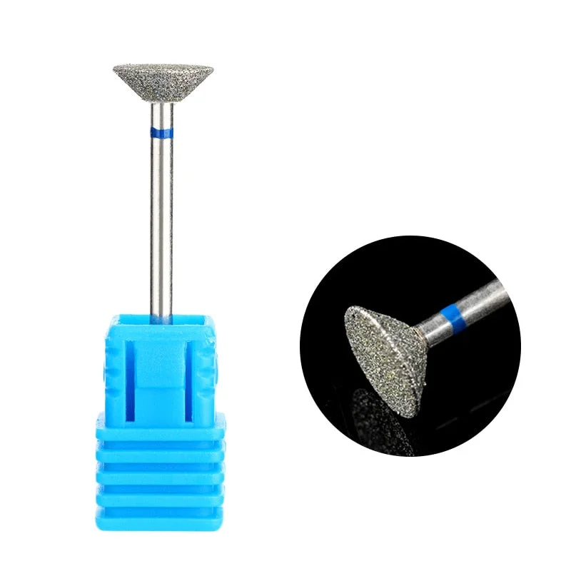 1 Pc Nail Drill Bit Multi-size Silver Manicure Nail Art Tool Electric Manicure Machine Device-Nail Inspo