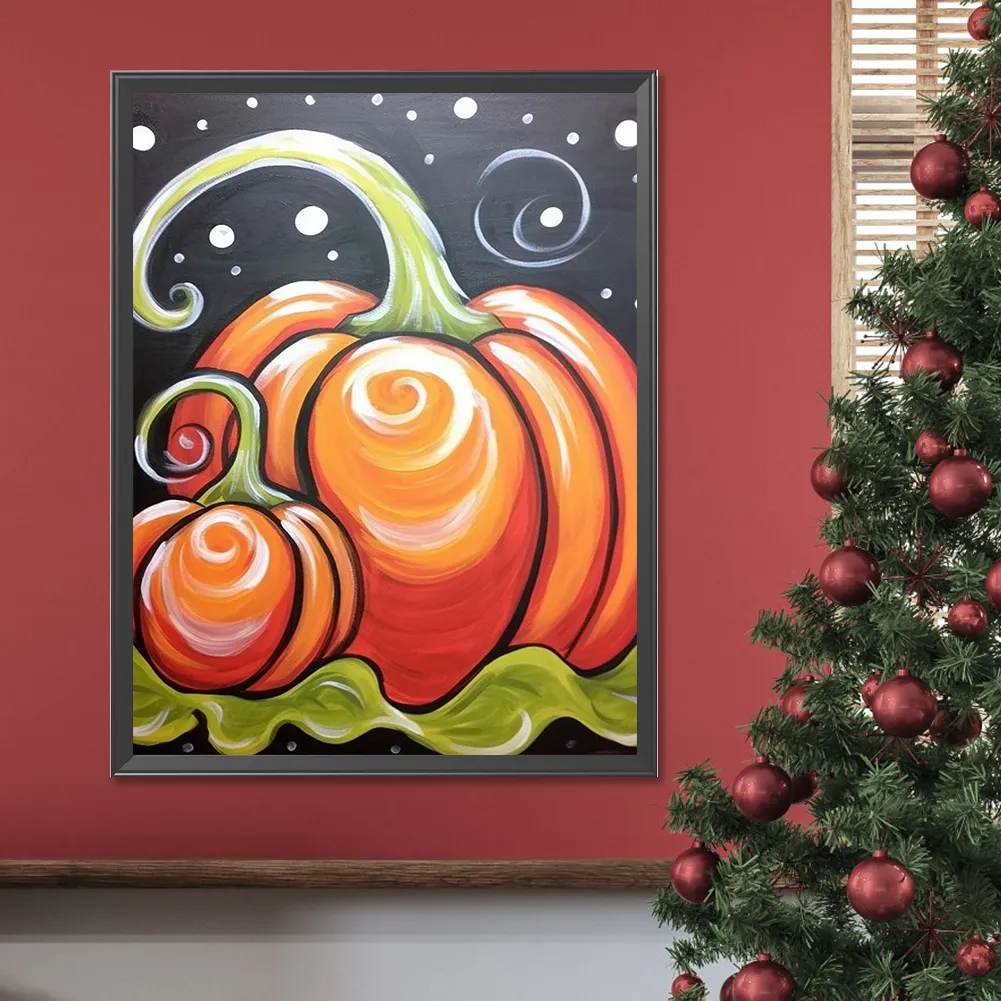 Diamond Painting - Full Round Drill - Pumpkin(Canvas|30*40cm)
