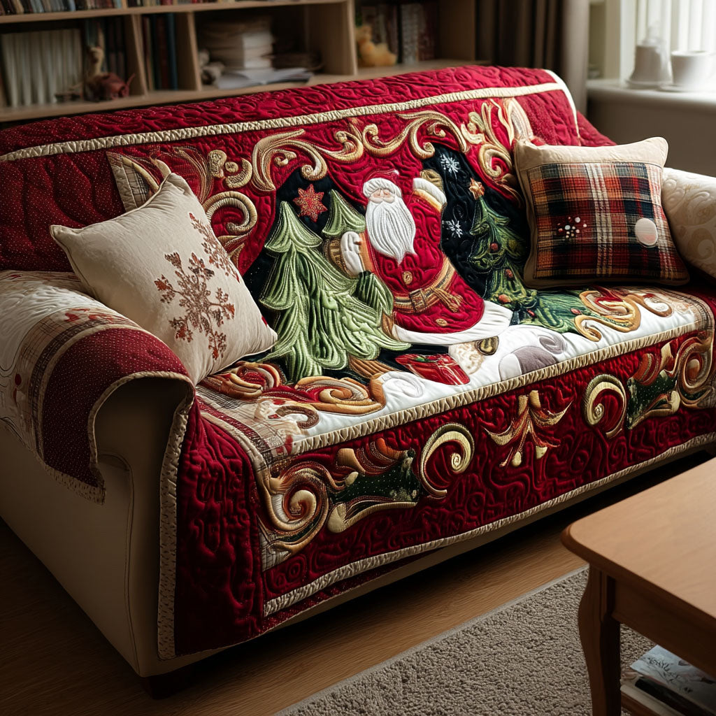 Mountain Christmas Quilted Sofa Cover NCU0PT9803 everthome