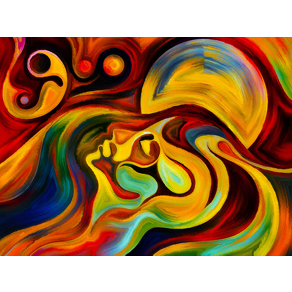 

50*40CM - Round Drill Diamond Painting - Feast Art, 501 Original