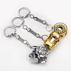 1pc Alloy Fishing Reel Drum Pendant Keychain Fishing Wheel Pendant Angler Gift