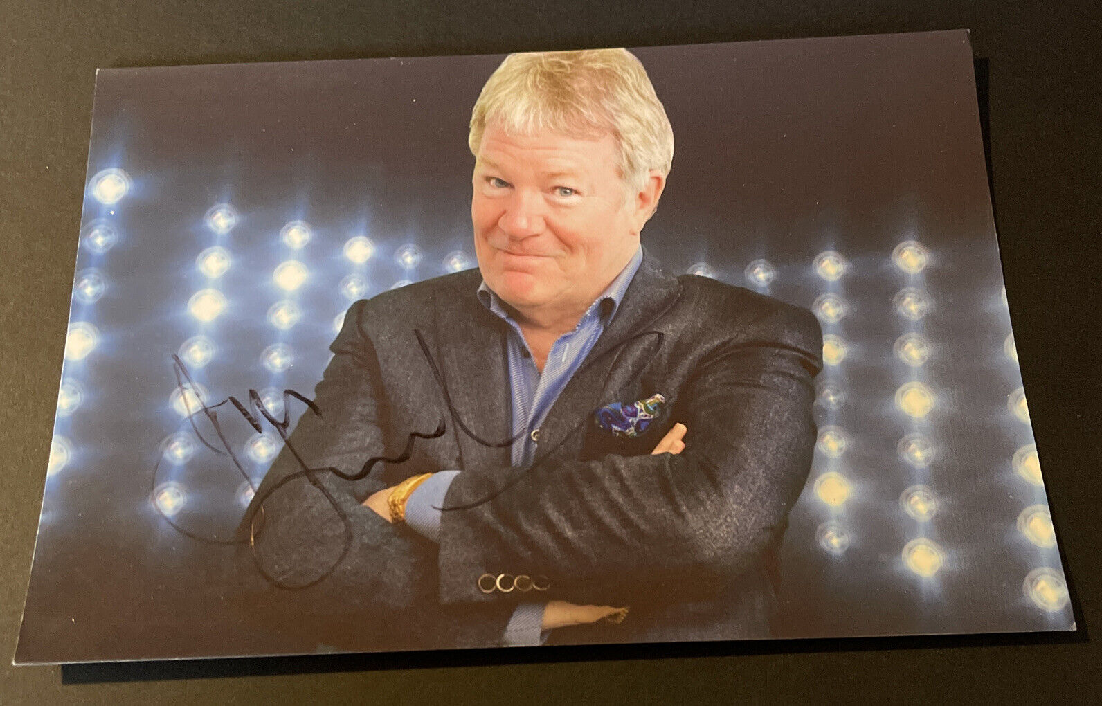 Jim Davidson Autograph Hand Signed 6x4 Photo Poster painting Comedian TV Host Celebrity Comedy