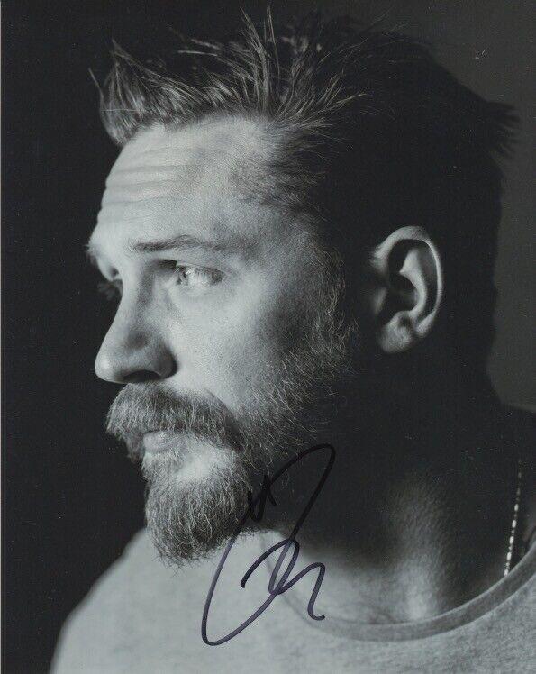 Tom Hardy signed 8x10 Photo Poster painting In-person