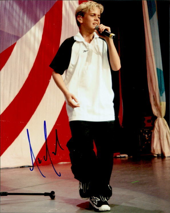 Aaron Carter signed 8x10 Photo Poster painting in-person