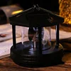 Solar Power LED Light Rotating Lighthouse Landscape Lamp Garden Decoration