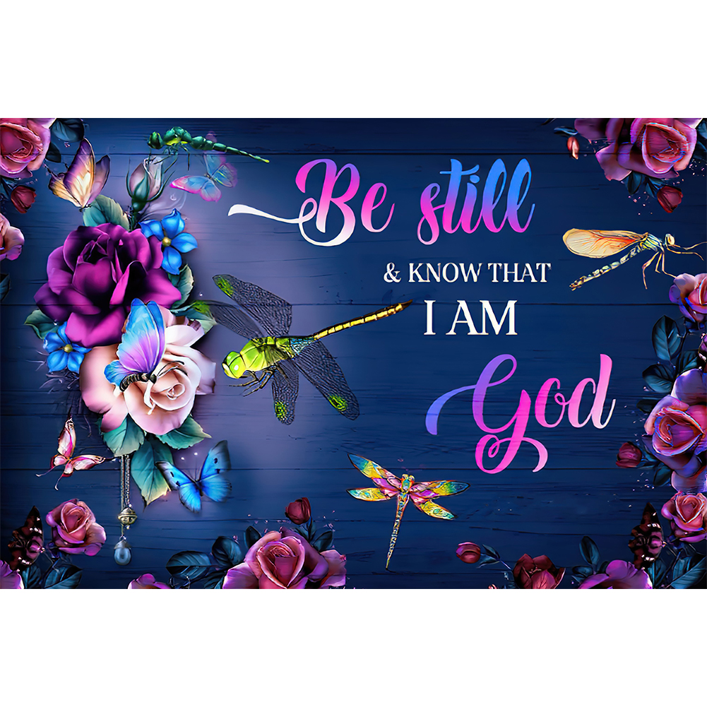 

English Sentence - Round Drill Diamond Painting - 50*40CM, 501 Original