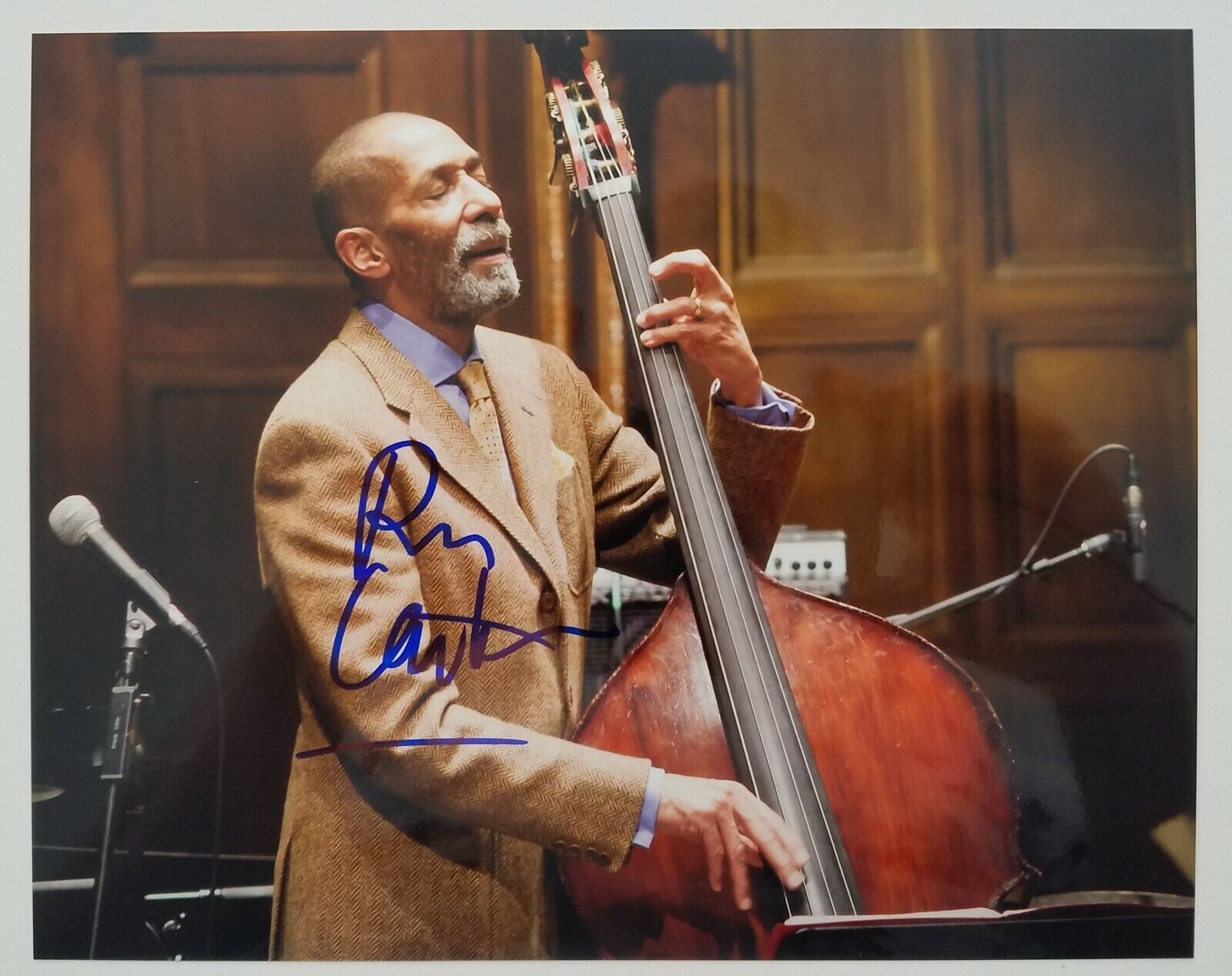 Ron Carter Signed 8x10 Metallic Photo Poster painting Bassist Cellist Blues Jazz LEGEND RAD