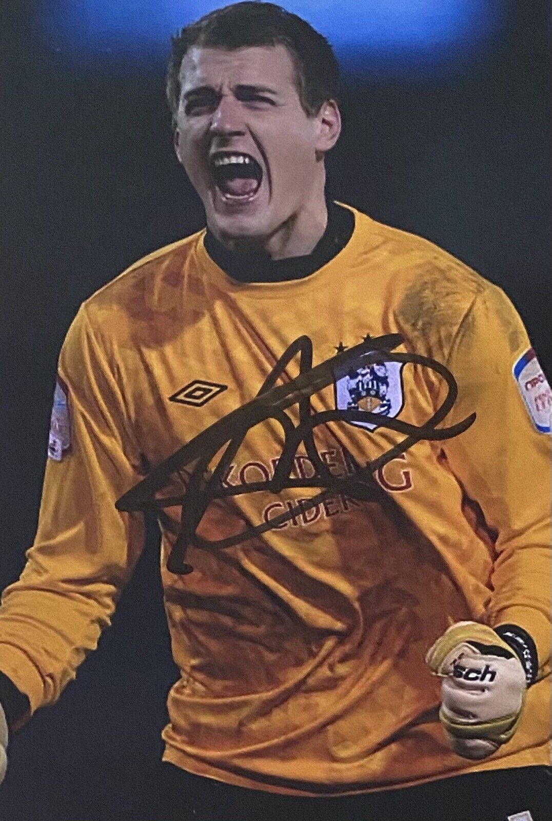 Alex Smithies Genuine Hand Signed Huddersfield Town 6X4 Photo Poster painting