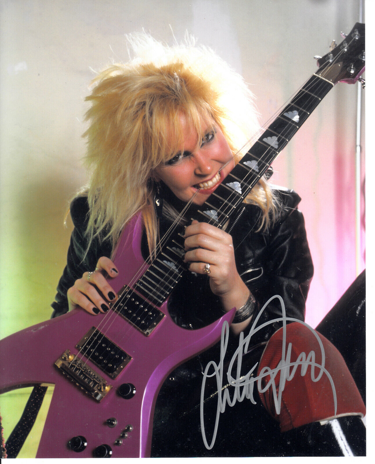 Lita Ford Autograph 8x10