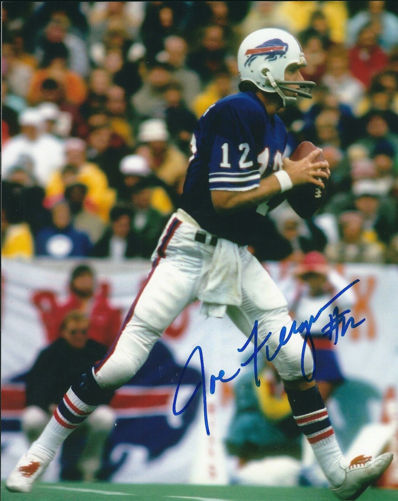 Autographed JOE FERGUSON Buffalo Bills 8x10 Photo Poster painting w/COA