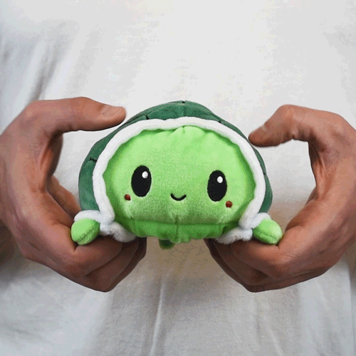 reversible turtle plush