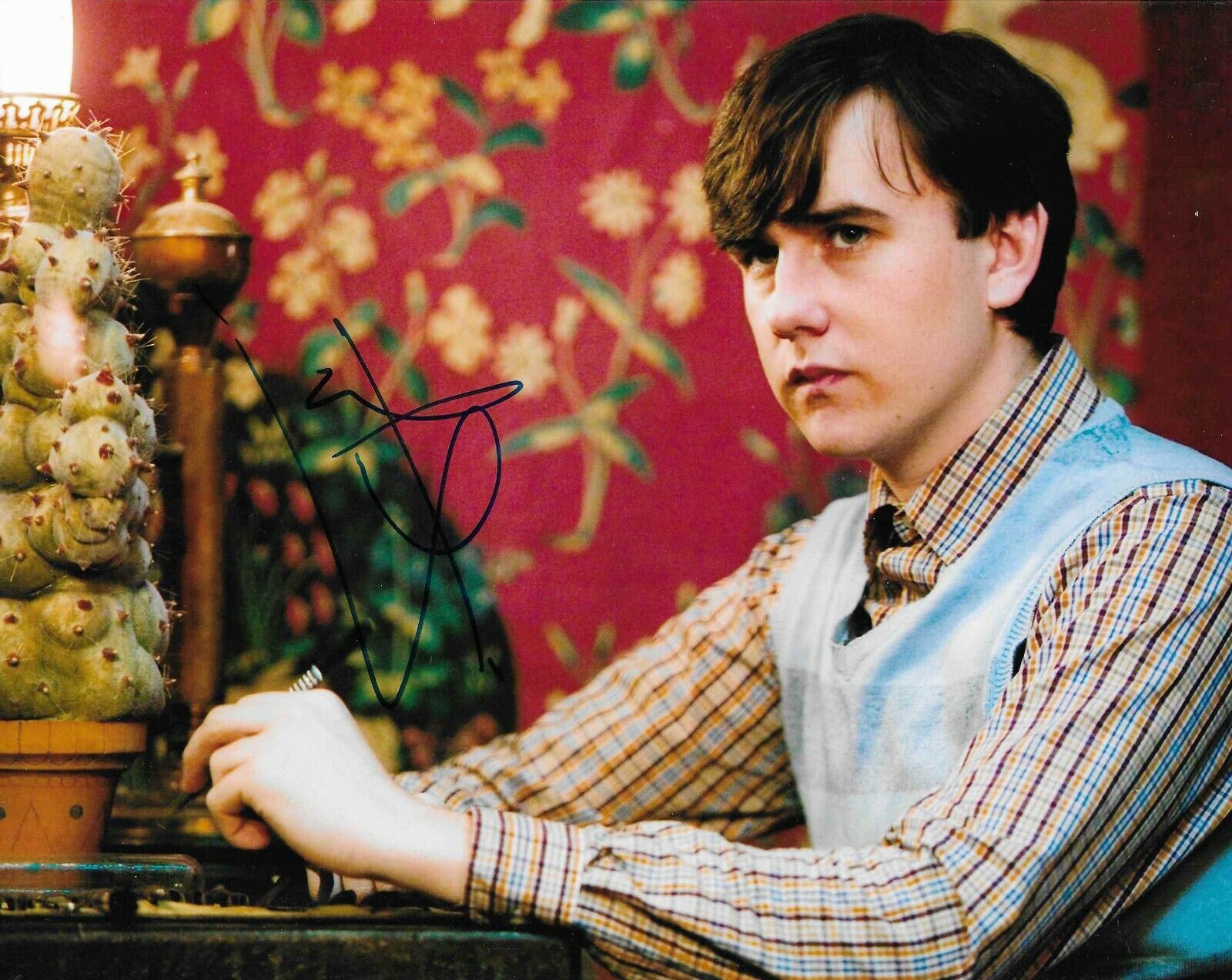 Matthew Lewis autograph - signed Harry Potter Photo Poster painting