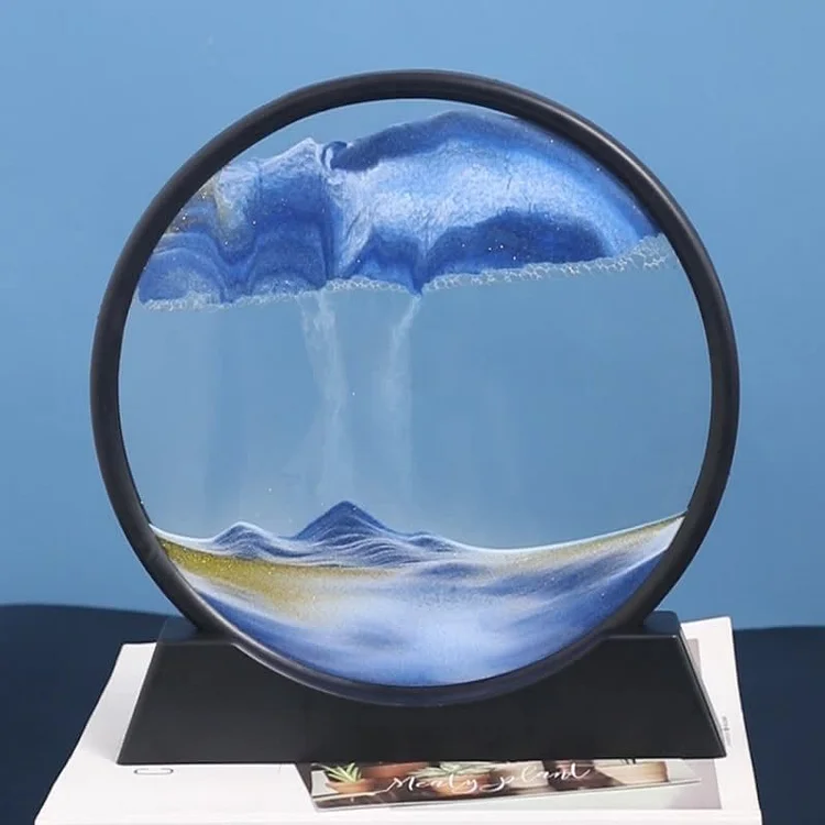 The most beautiful home décor，3D Hourglass Deep Sea Sandscape🔥