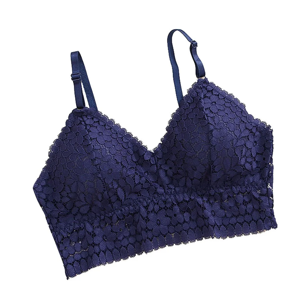 Women Sexy Bra Solid Vest Lace Seamless Breathable Push Up Top Underwear Fashion tops sexy femme lenceria mujer 2021 NEW