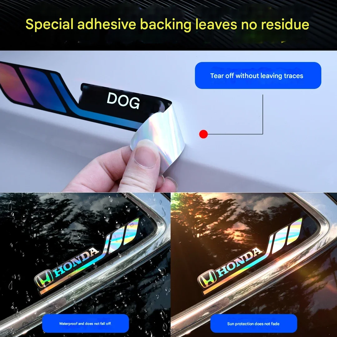 Car laser flash sports modification stickers