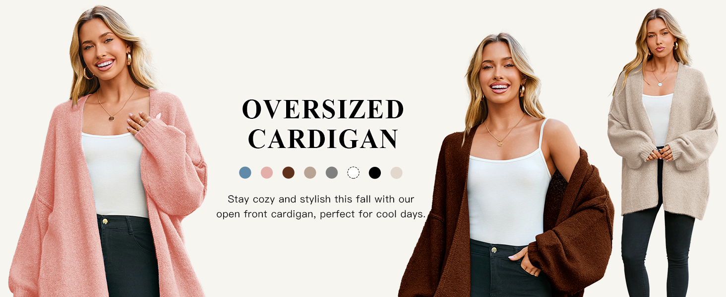 oversized cardigan for women