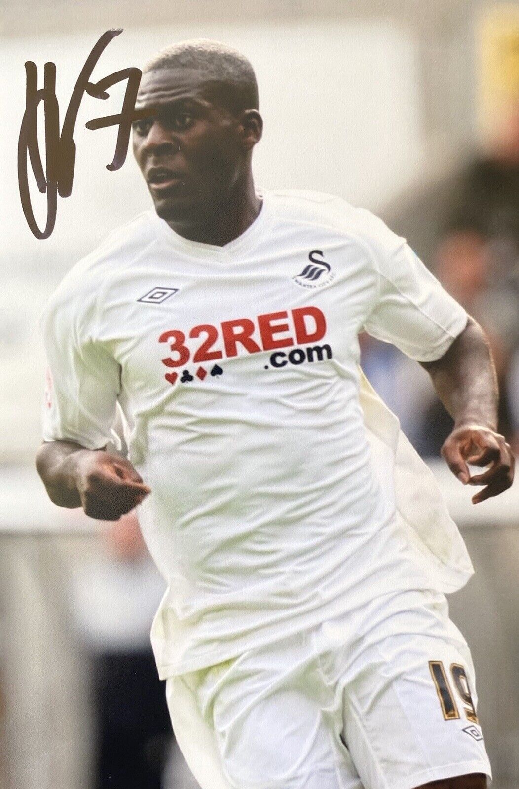 Frank Nouble Genuine Hand Signed Swansea City 6X4 Photo Poster painting, See Proof