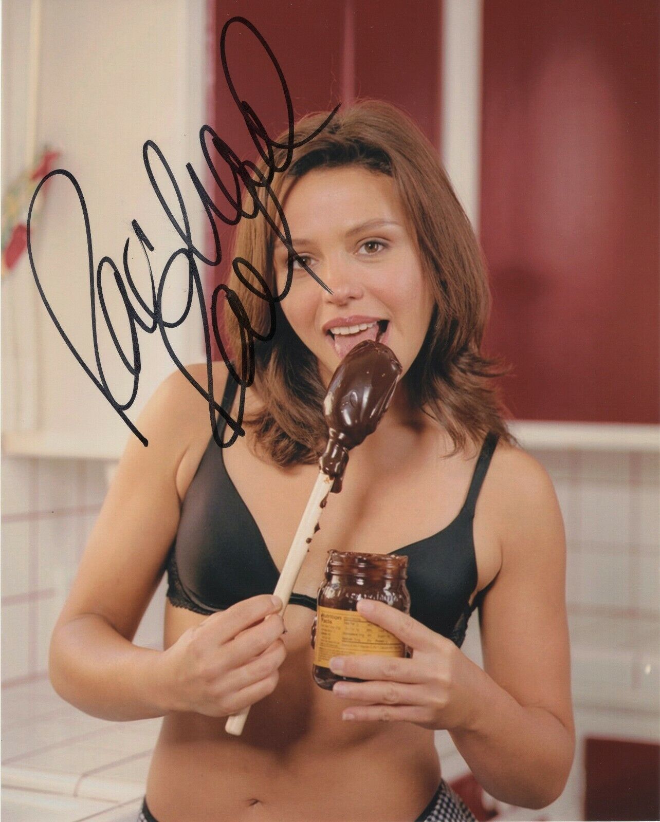 RACHAEL RAY SIGNED AUTOGRAPH SEXY COOKING SHOW FOOD NETWORK 8X10 Photo Poster painting