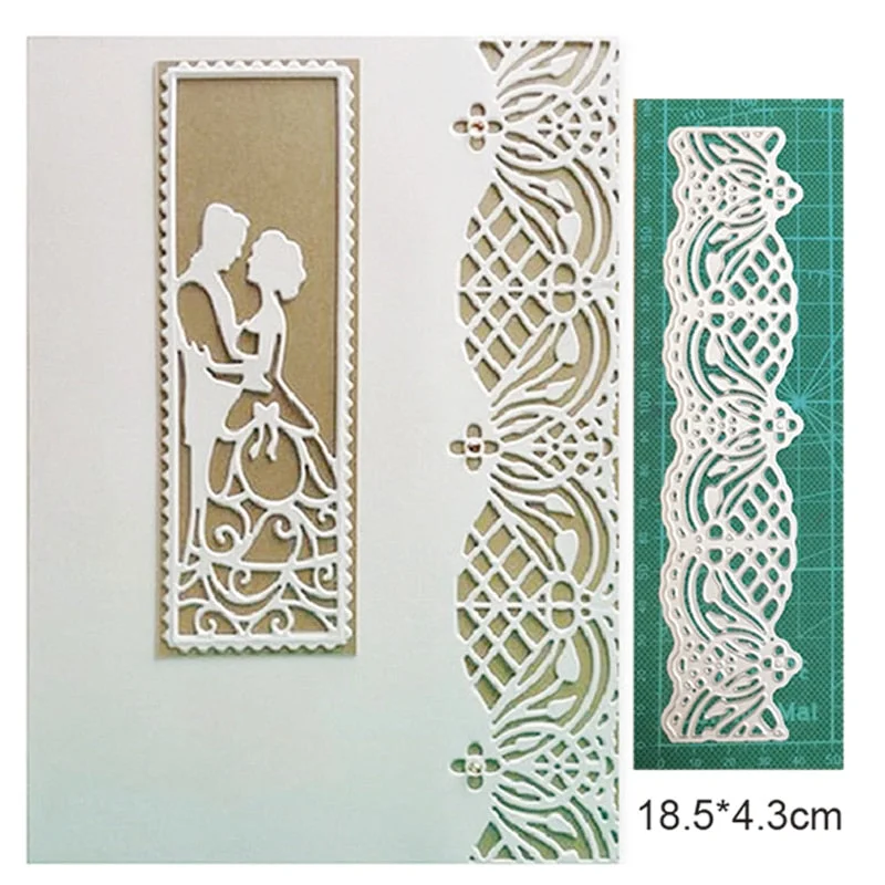 2021 New Dies Metal Cutting Dies Cut Die Mold Heart Stars Border Decoration Scrapbook Dies Knife Mould Blade Punch Stencils Dies