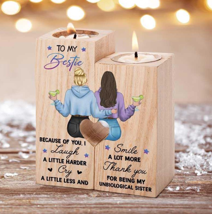 To my Bestie Candle Holder, Gift For Her