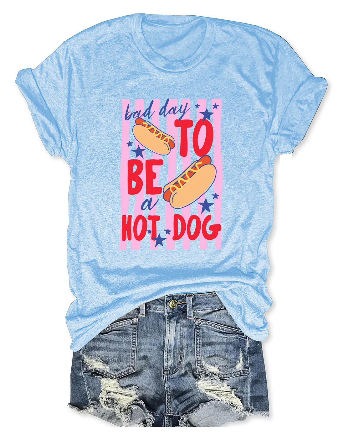 Bad Day To Be A Hot Dog T-shirt