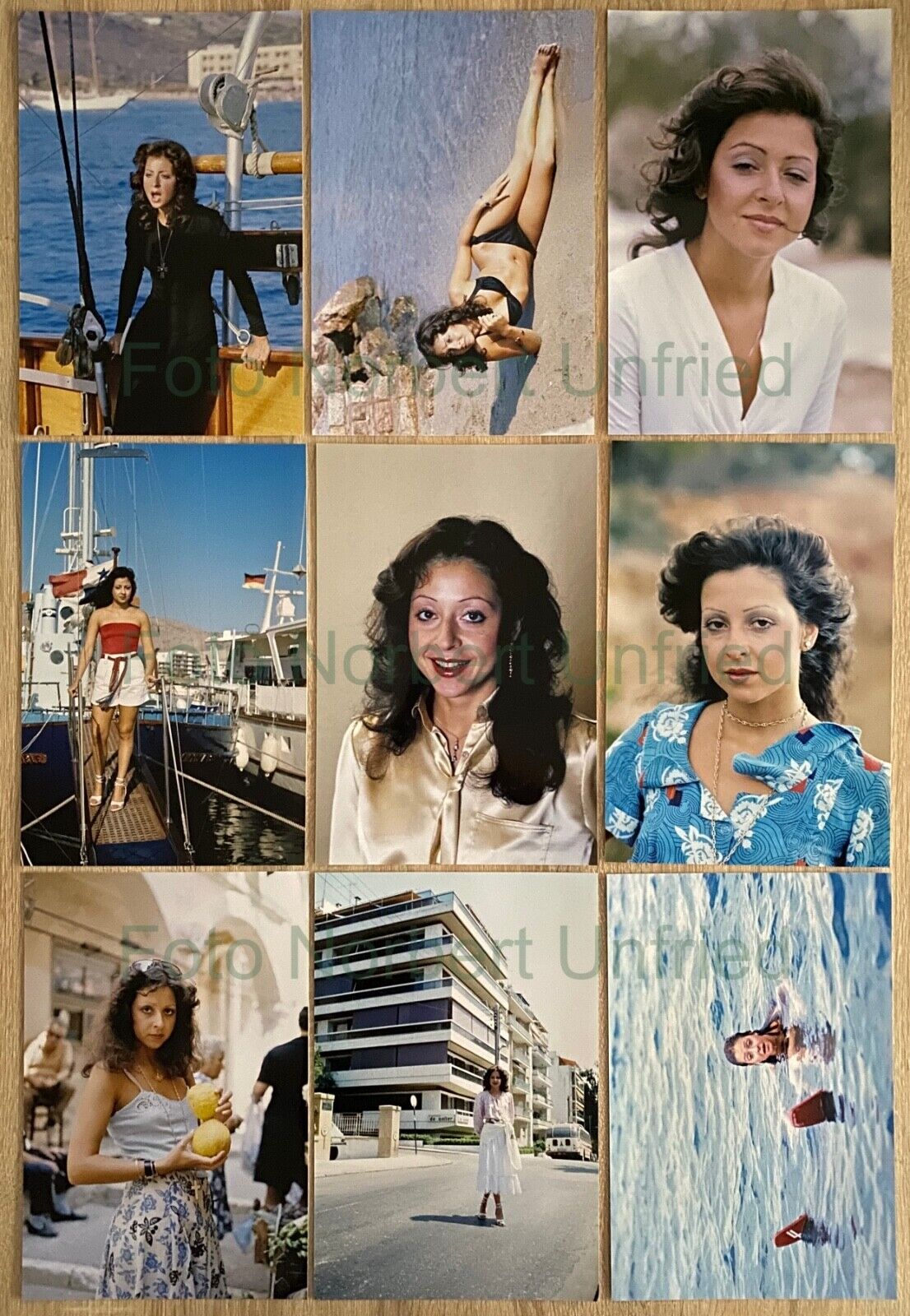 9x Vicky Leandros Photo Poster painting 20 x 30 cm A4 Poster Format without Autograph (Plakat-33